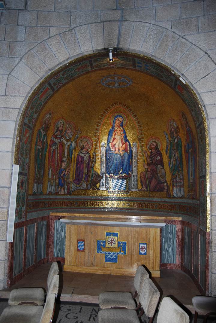Dormition Abbey, mount Zion: side chapel