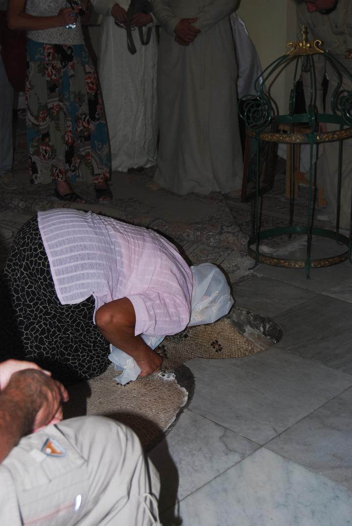 Armenian chapel - cavity of John's head