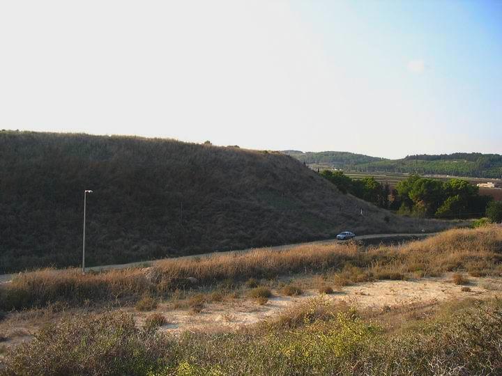 View of Tell Bira, near Kibbutz Yasur