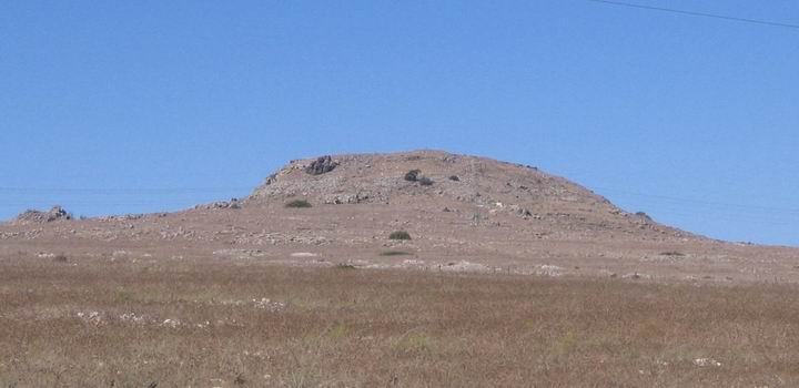View of horns of Hittim from the north.