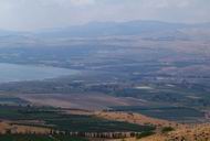 View of plains of Beth Saida from the east.