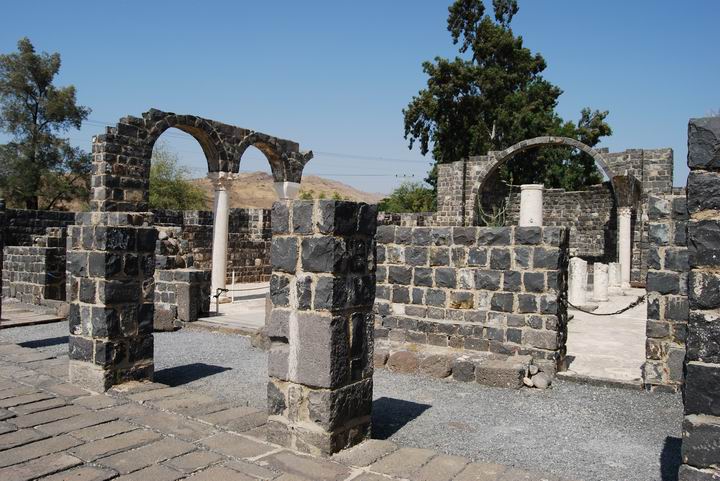 Atrium of Kursi, 5-6ThC AD church.