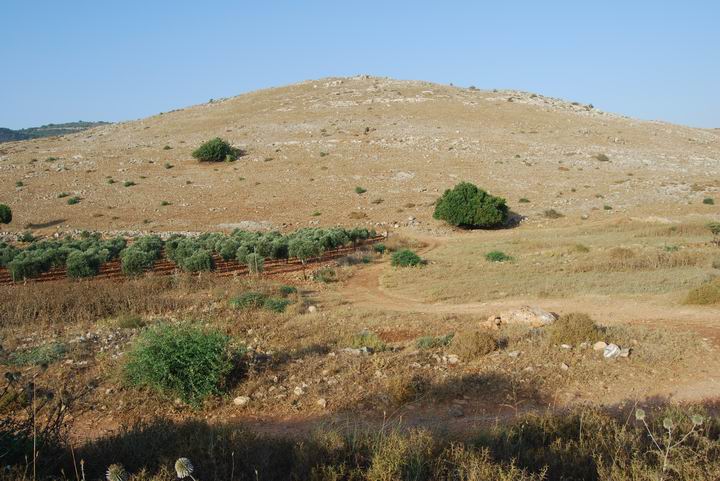 Khirbet Cana from the south side.