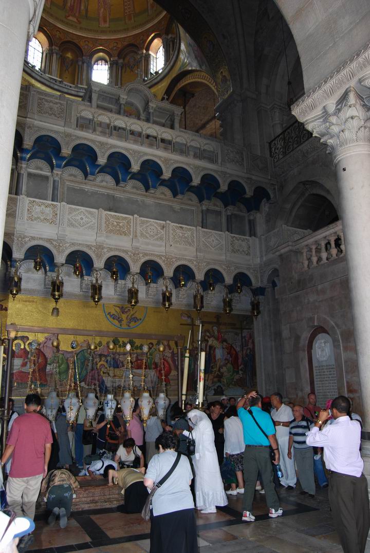 Church of Holy Sepulcher: Stone of Anointing