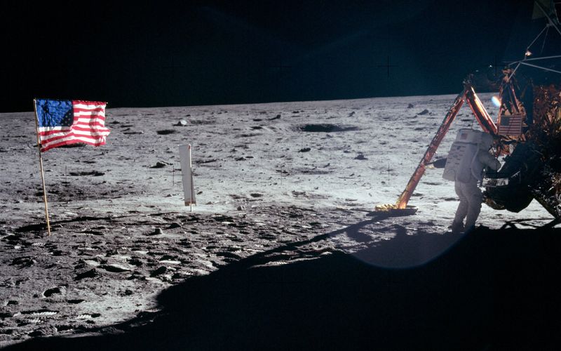 first man on the moon