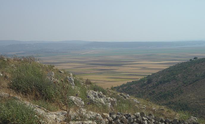 View of Netufa valley from Khirbet Canna