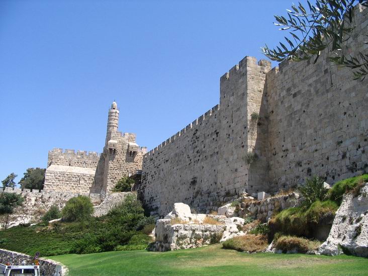 Tower of David, from the south.