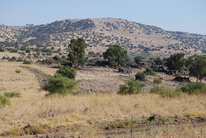 Kefar Yehudiye in the central Golan heights