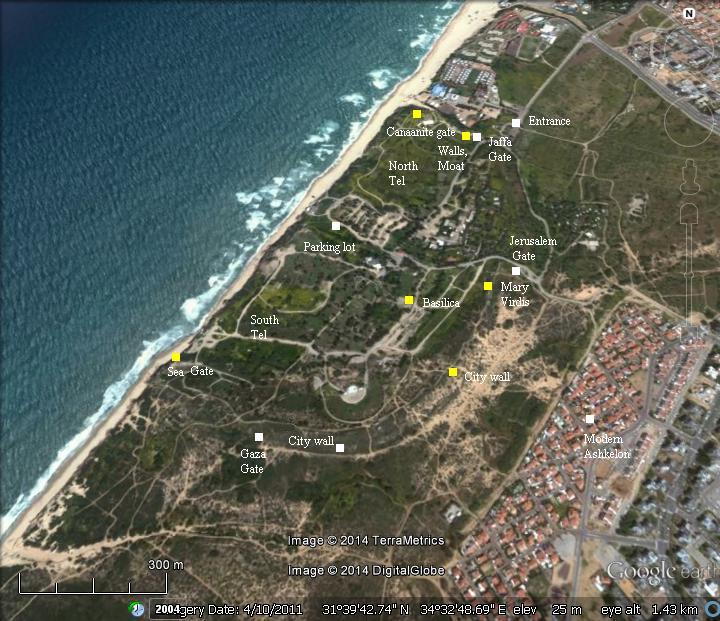 Ashkelon Google Map 