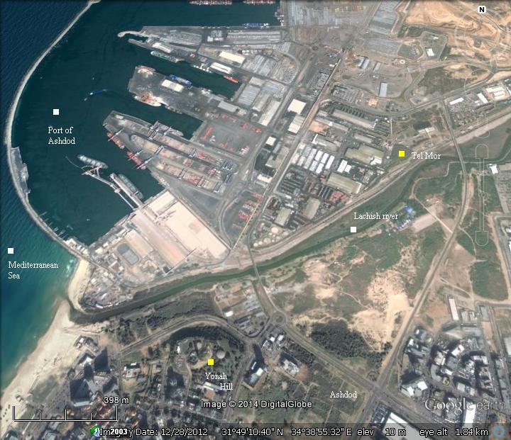 ashdod cruise port map