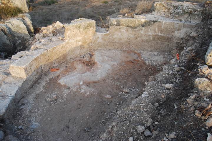 Habonim Byzantine church: Northern apse