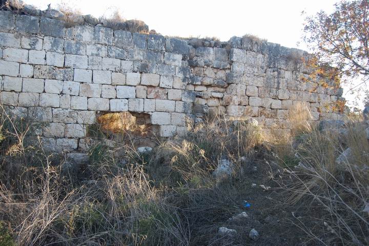 Manot: Sugar factory - north wall of furnace hall