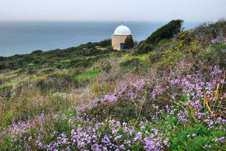 Holy Family chapel, west to Stella Maris