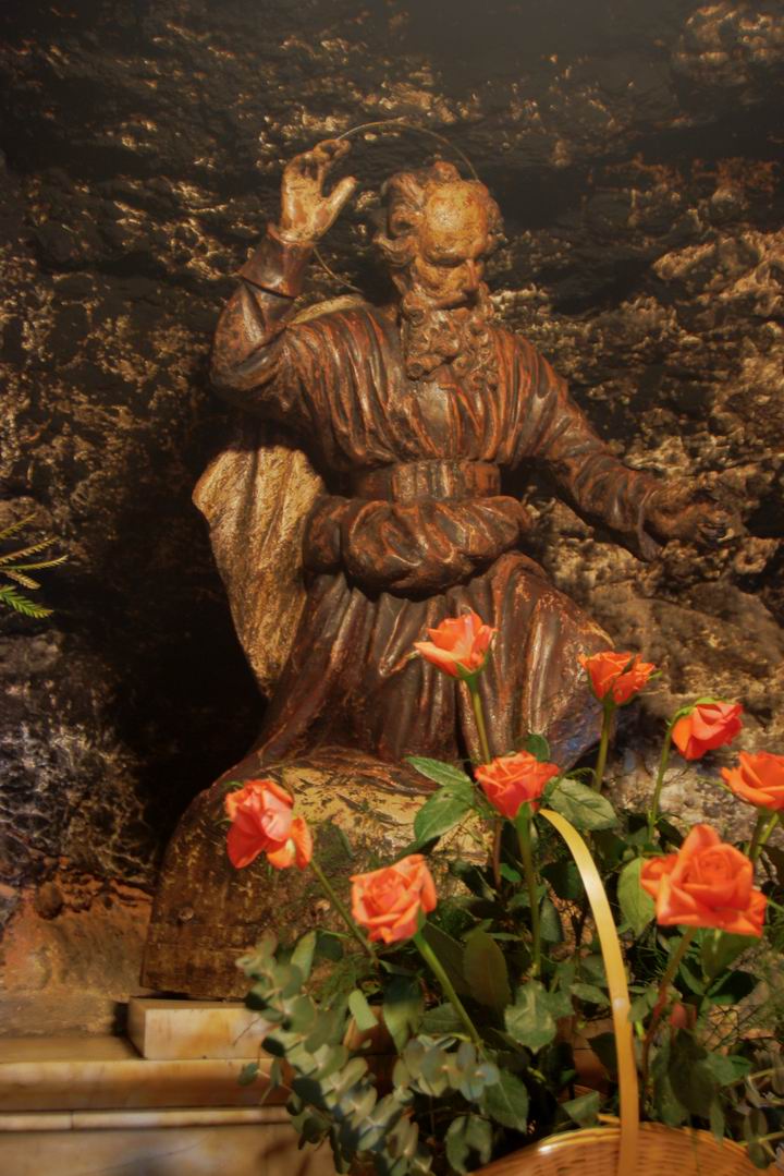 Elijah's statue