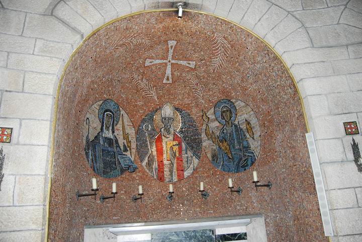 Dormition Abbey, mount Zion: side chapel