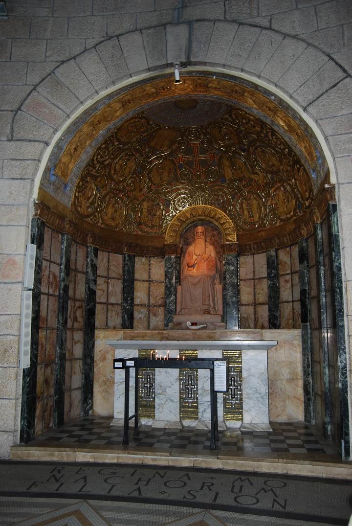 Dormition Abbey, mount Zion: side chapel