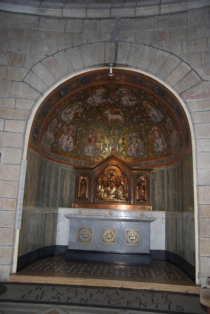 Dormition Abbey, mount Zion: side chapel