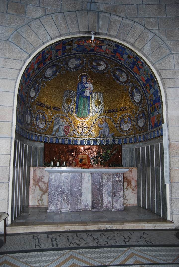 Dormition Abbey, mount Zion: side chapel