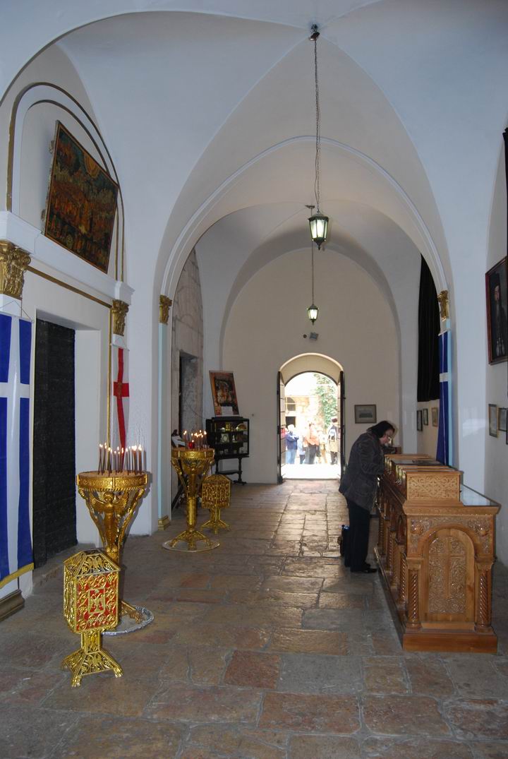 Entrance hall to the church