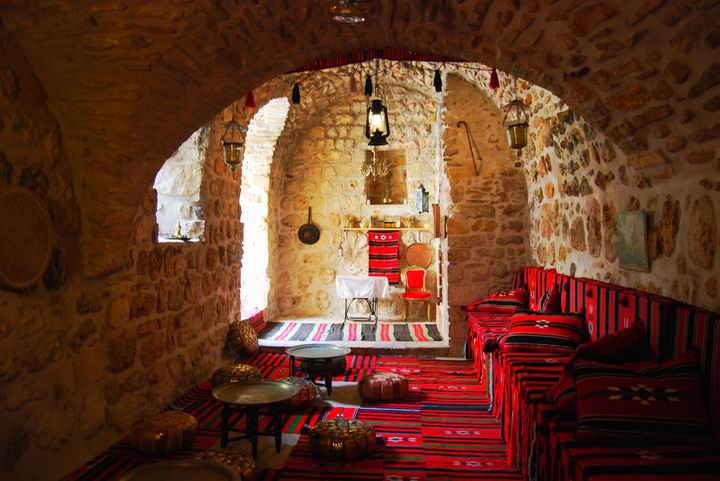 One of therooms of the monks and visitors of the Monastery