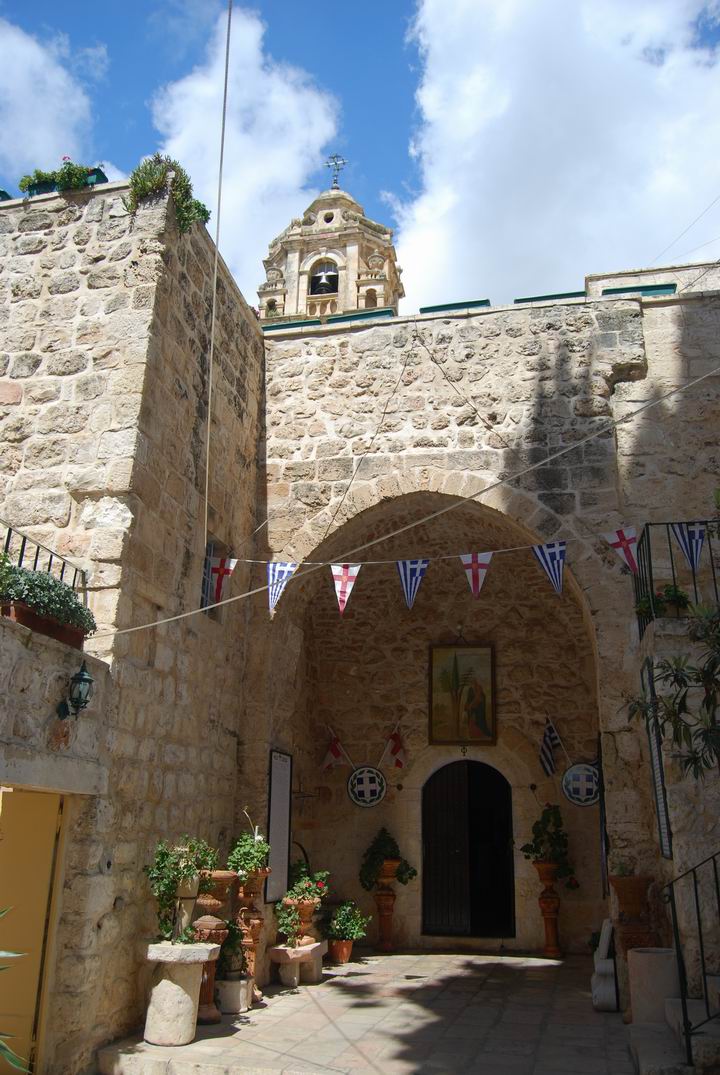 Entrance to the Chruch of the Holy Cross
