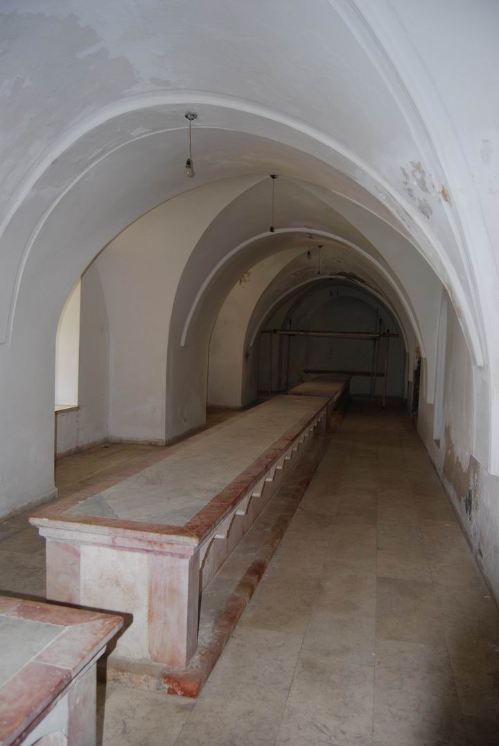 Thje Monastery's dining room