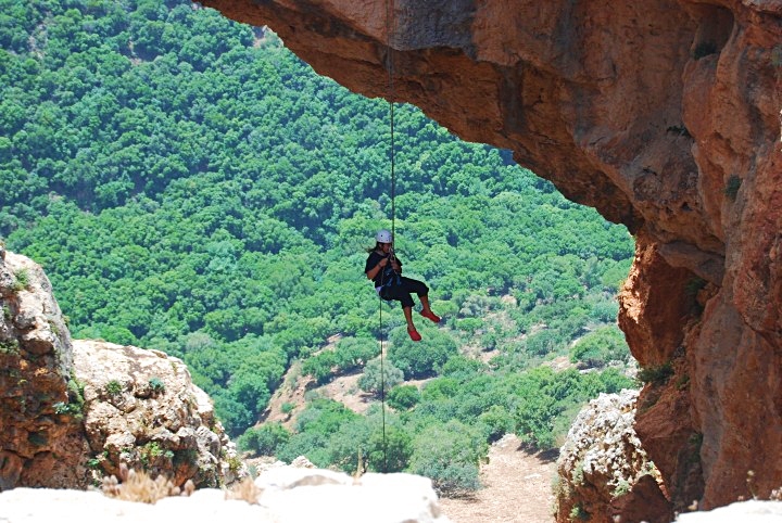 Mountain climbing - Keshet cave