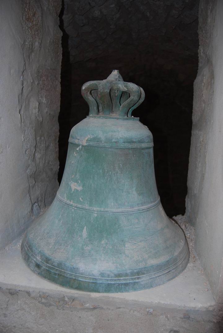 The old bell from the bell tower.