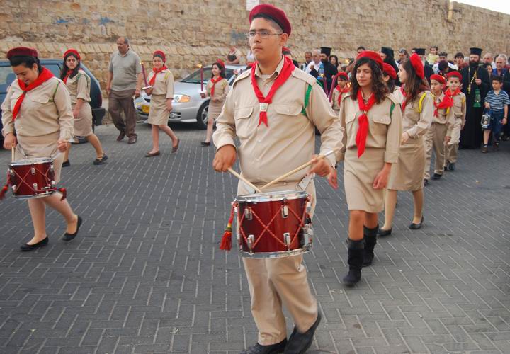 Parade on the holiday of the light - Pentecost