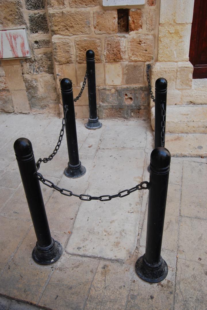 St George Church, Acre: tomb of George of Cyprus