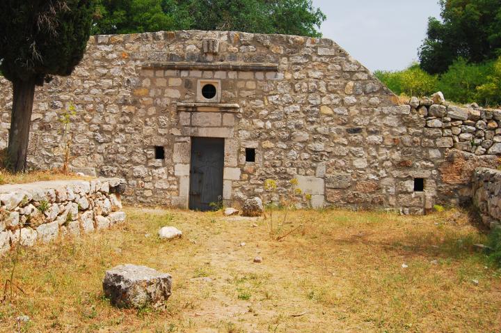 Tabor: chapel of cave of Melchizedek