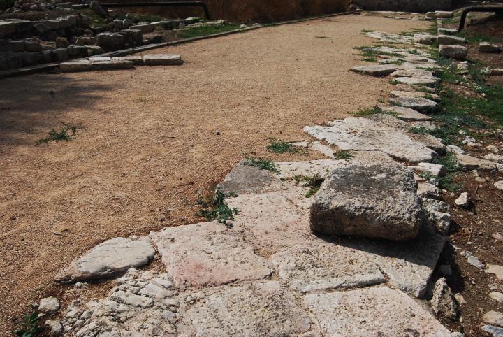 Afek, Sharon: The Cardo; view towards the north west