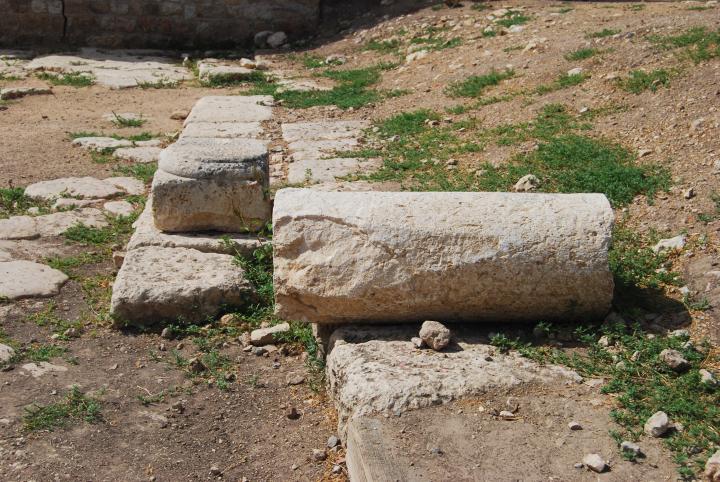 Afek, Sharon: The Cardo; view towards the north west