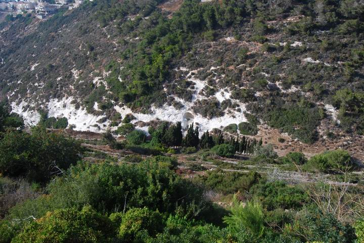 Siah Brook - view from the south