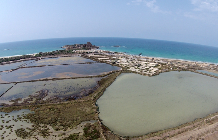 View of the Atlit fort from the east