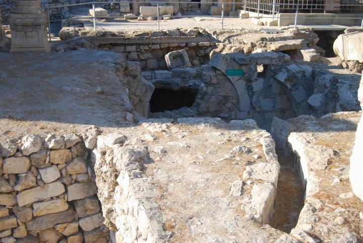 Bethesda: main water channel that fed water to the baths