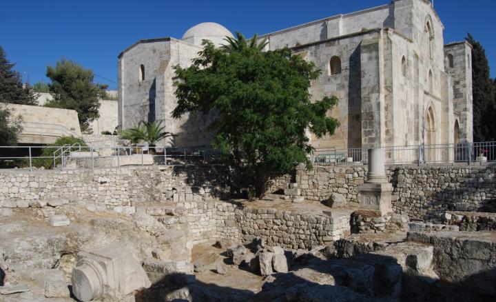 St Anna: on the south-east side of the baths