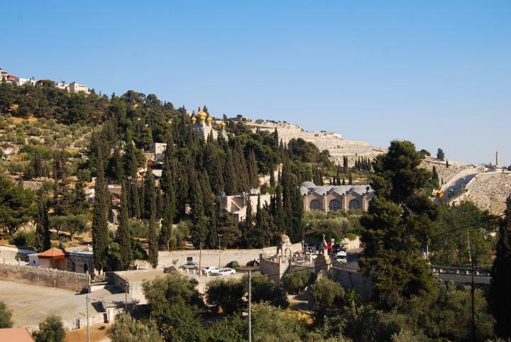 Mount of Olives - view towards the south-east