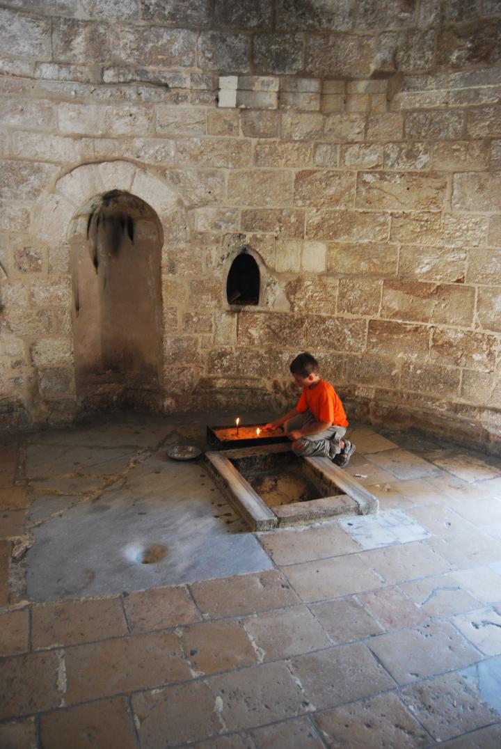 Chapel of Ascension, Mt of Olives - inetrior