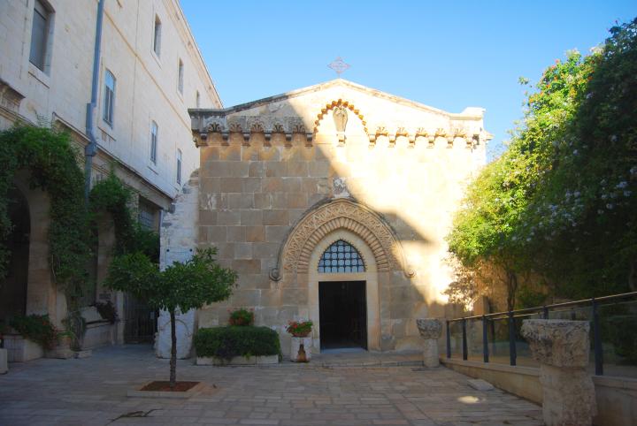 Flagellation church - view from the yard