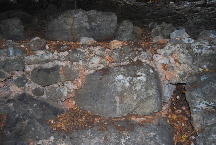 Section of the aqueduct