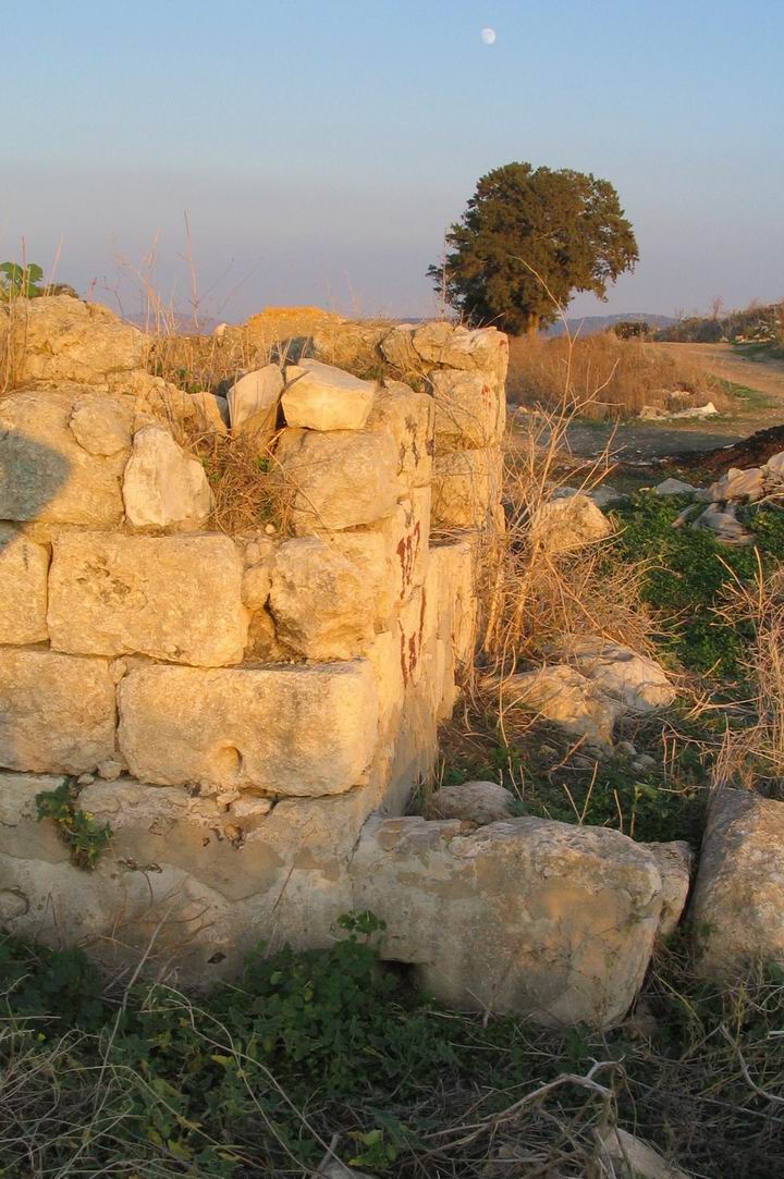 A covered well on the north-west side of Tell Kisson.