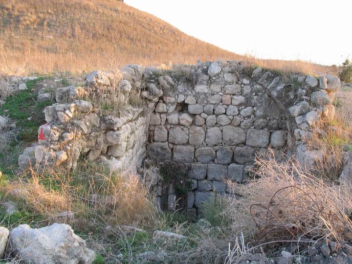 A covered well on the north-west side of Tell Kisson.