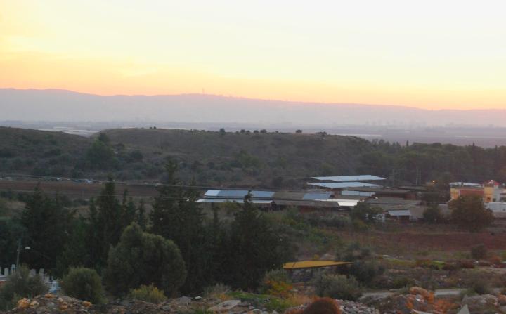 View of Tell Bira from Achihud