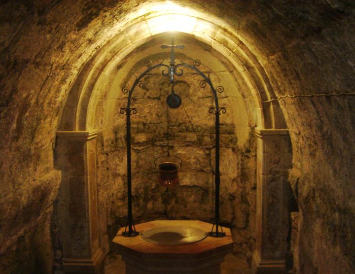 Visitation church: ancient well