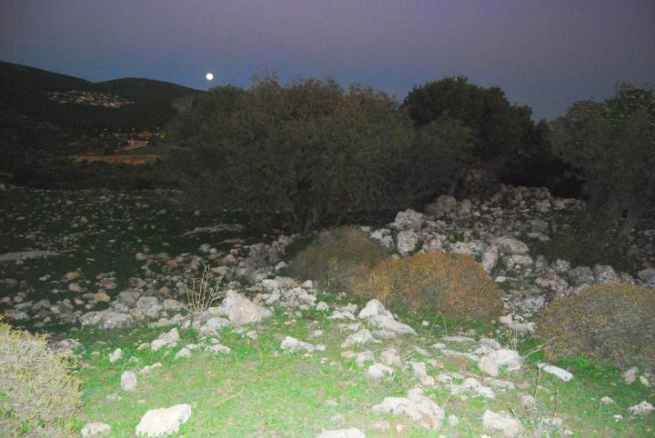 Khirbet BeerSheba: View towards the north