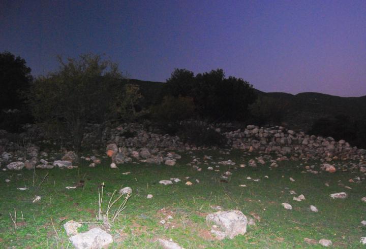 Khirbet BeerSheba: View towards the north