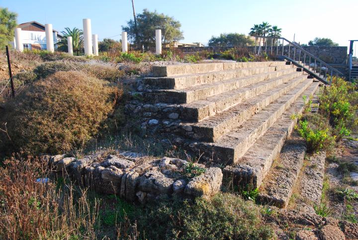 Shavey Zion: Byzantine church - view from the north-west