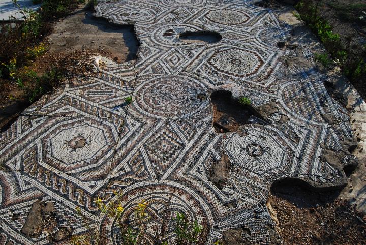 Shavey Zion Byzantine mosaics - west floor