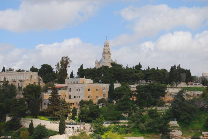 View of Mt Zion from St. Andrew's